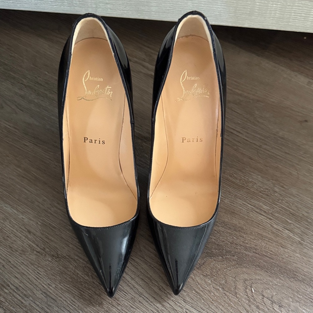 Christian Louboutin Glossy Black Heels